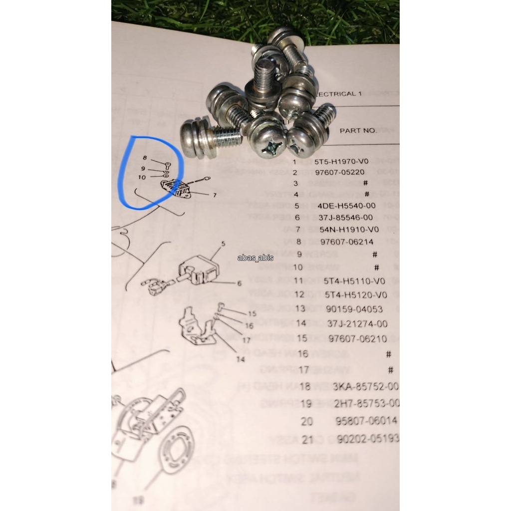 baut kiprok rx king cobra rxs tua baut kiprok rx king rxs original nos