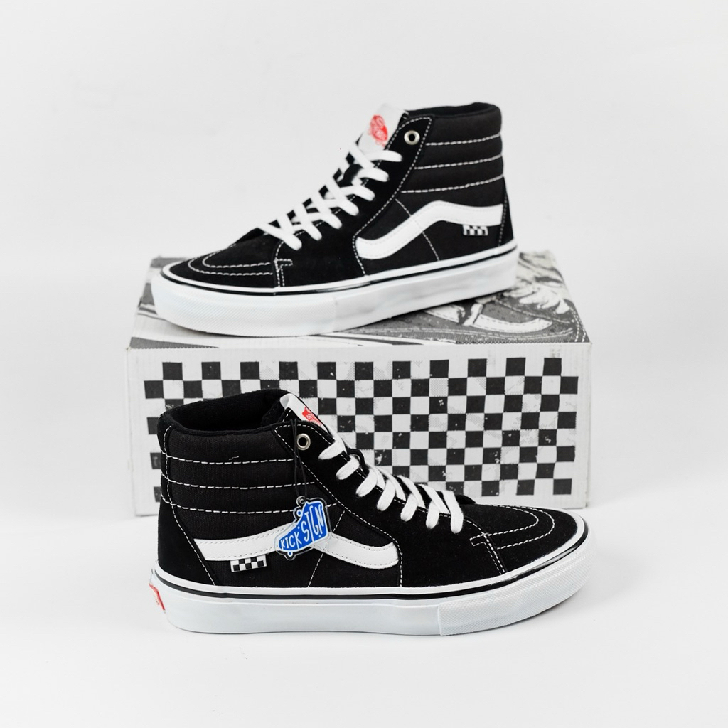 Shoes Sneakers Sk8 High Pro Skate Black White | 100% Original BNIB