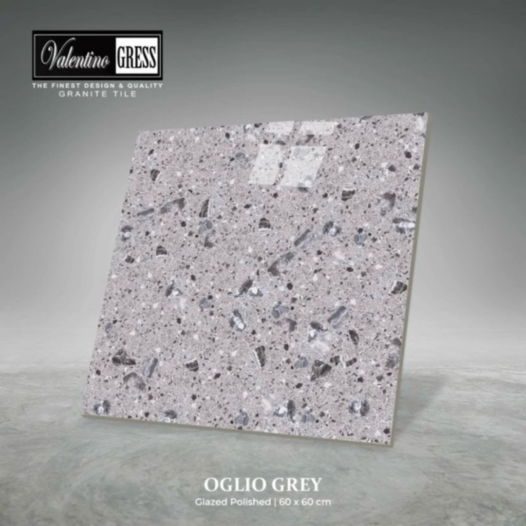 Granit 60x60 Valentino gress OGLIO GREY | GLOSSY