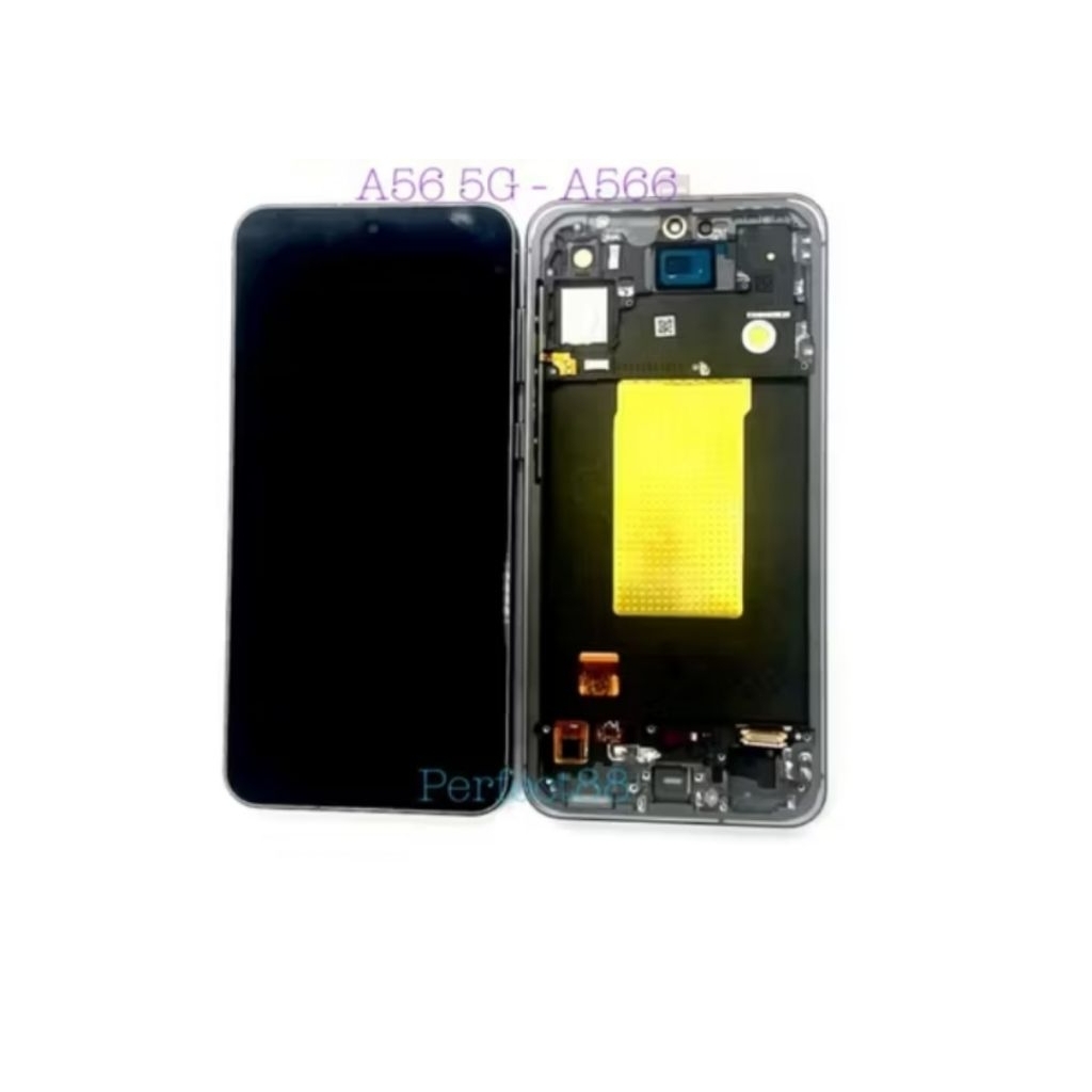 Lcd Plus Frame Samsung A56 5G A566 A566B Support Fingerprint Amoled Orignall