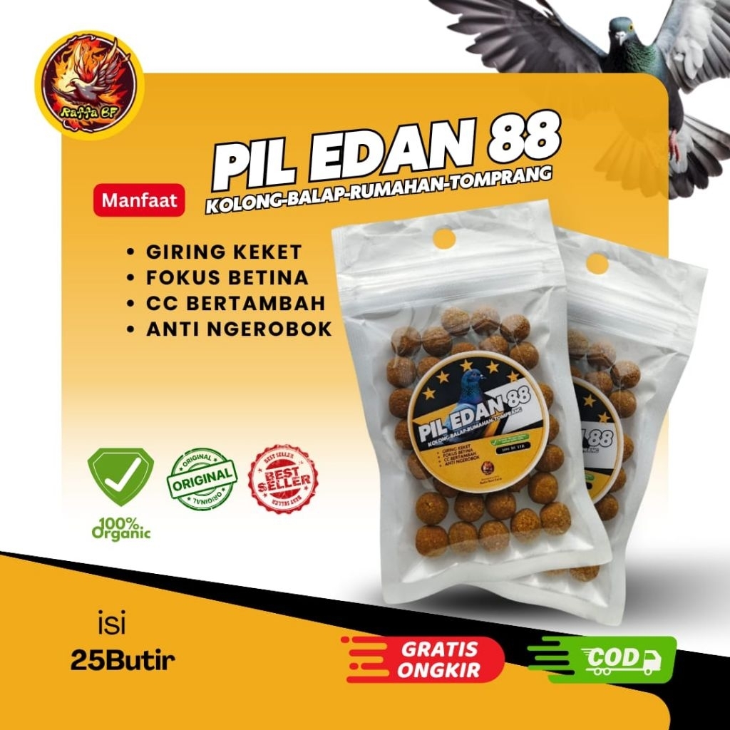 Pil Edan 88 Isi 25 Butir Giring Keket