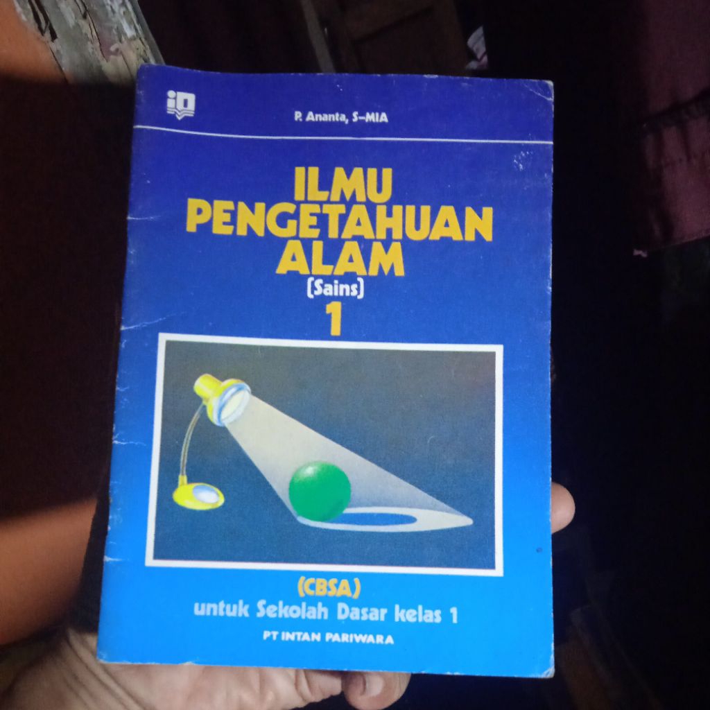 buku Ilmu Pengetahuan Alam 1 cbsa, untuk SD kelas 1, buku original jadul