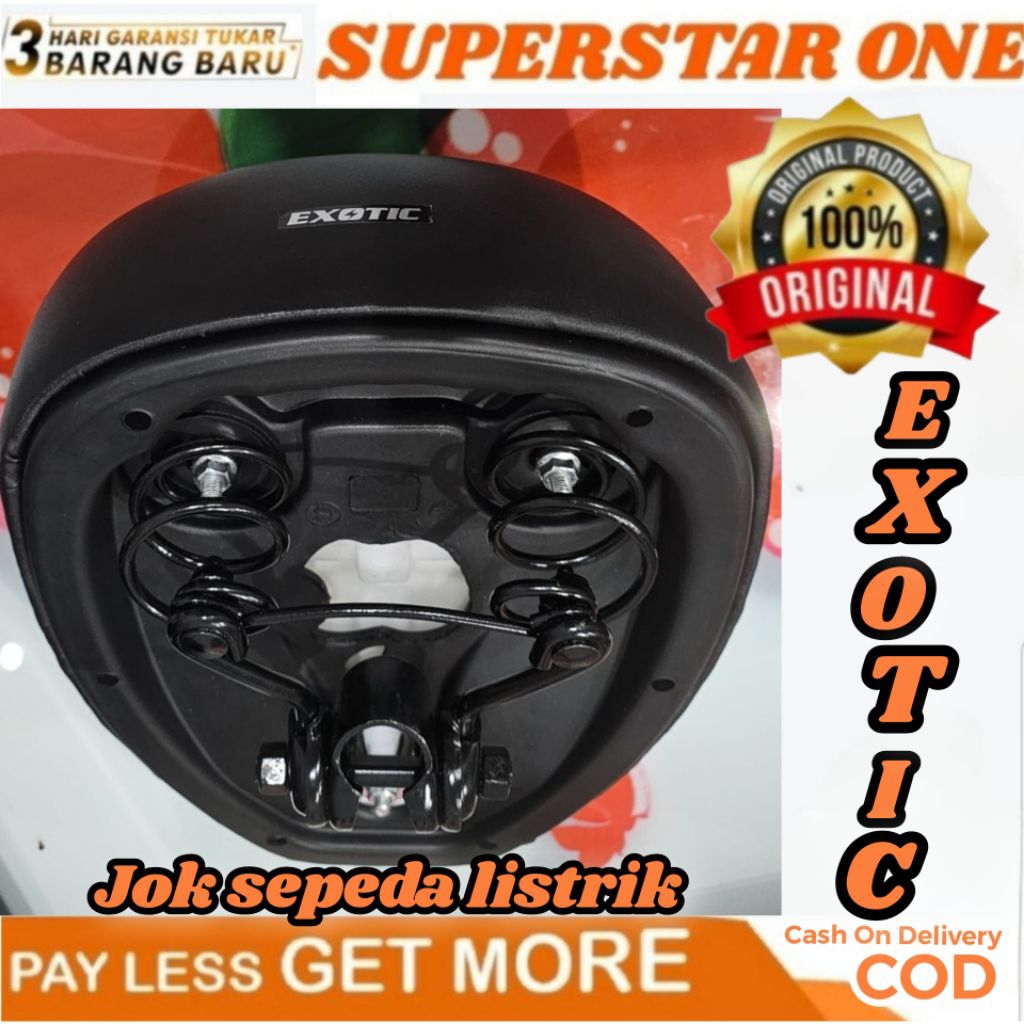 exotic jok sepeda listrik/jok sepeda listrik exotic