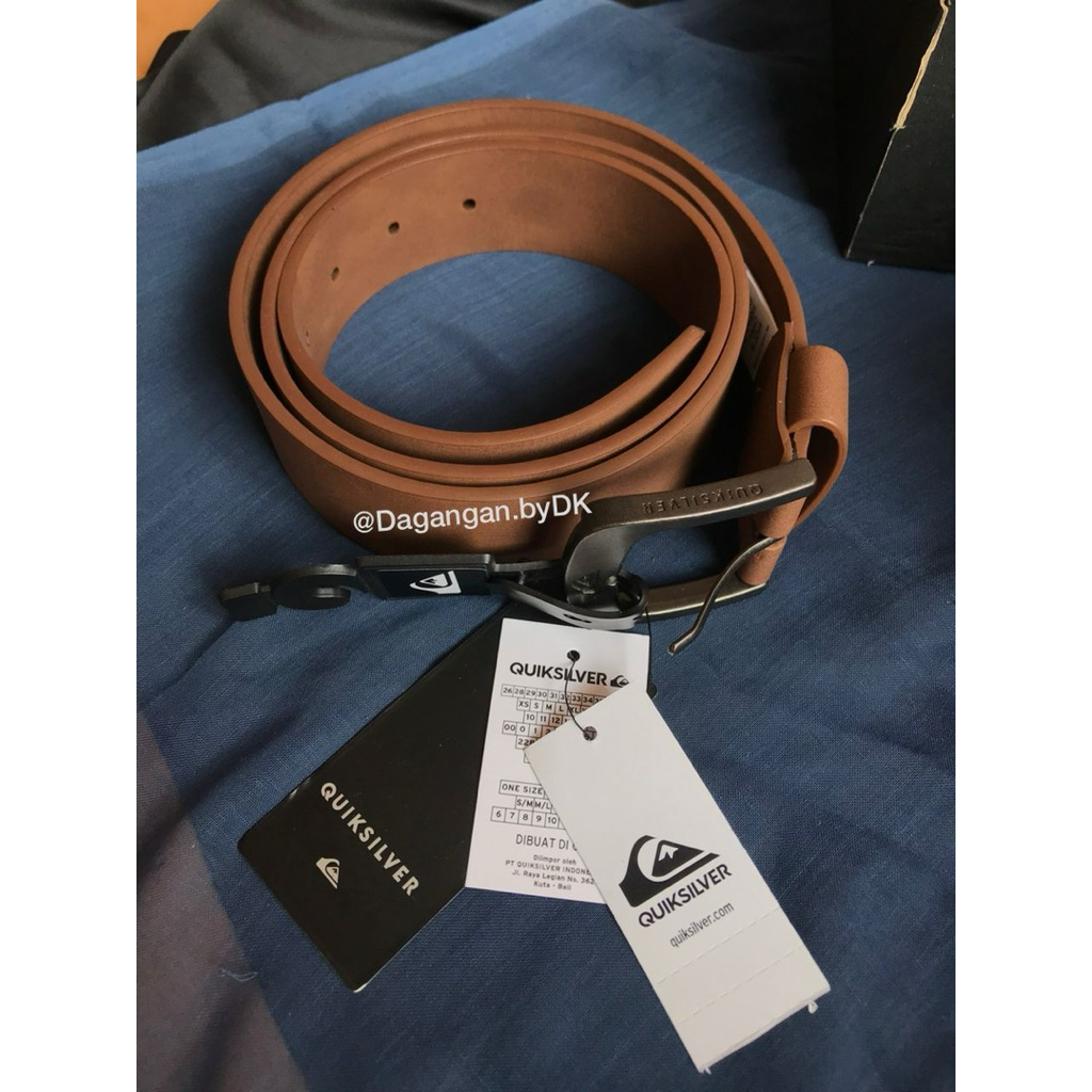 Belt Quiksilver Original 100% Coklat