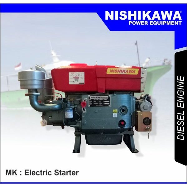 MESIN DIESEL 24 PK STATER NISHIKAWA ZS 1115 MK