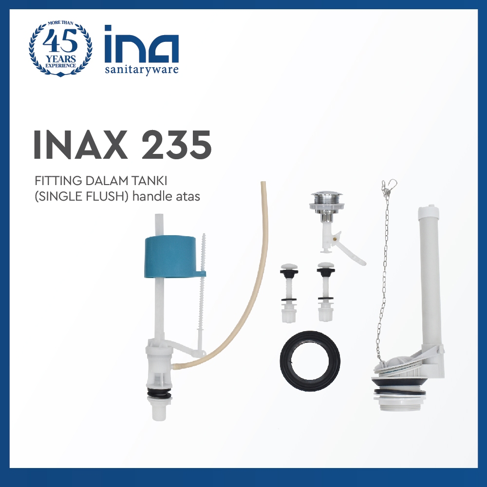INA Flushing Dalam Tangki Closet INAX 235 – Single Flush Handle Atas