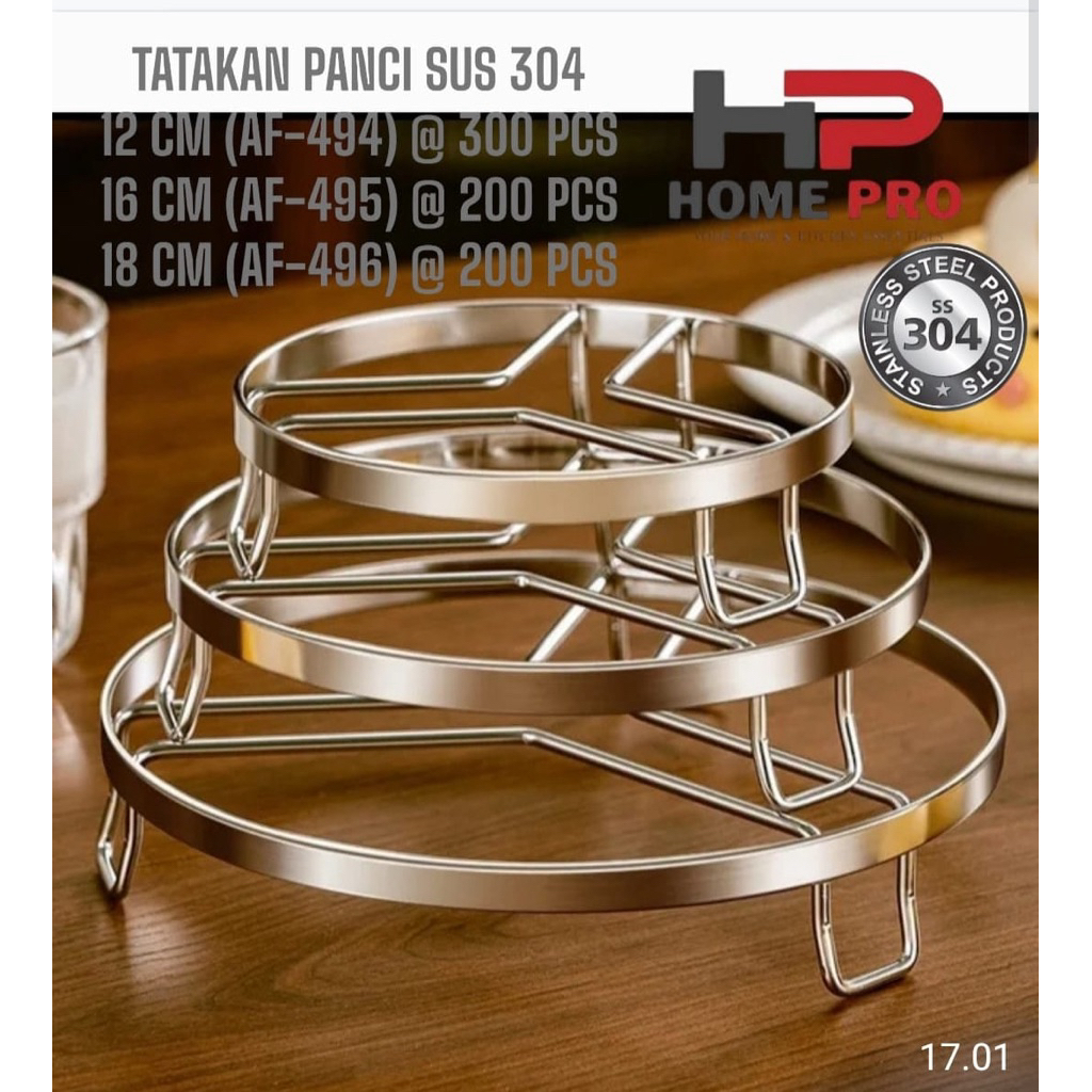 TATAKAN PANCI SUS 304 / Tatakan Panas Stainless 304