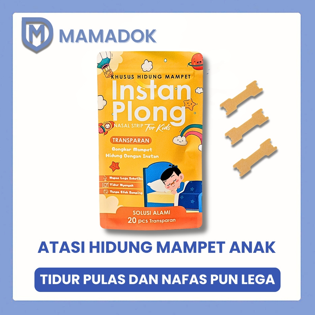 Instan plong Pelega Hidung Mampet Anak Plester Hidung tersumbat untuk anak 20 Pcs