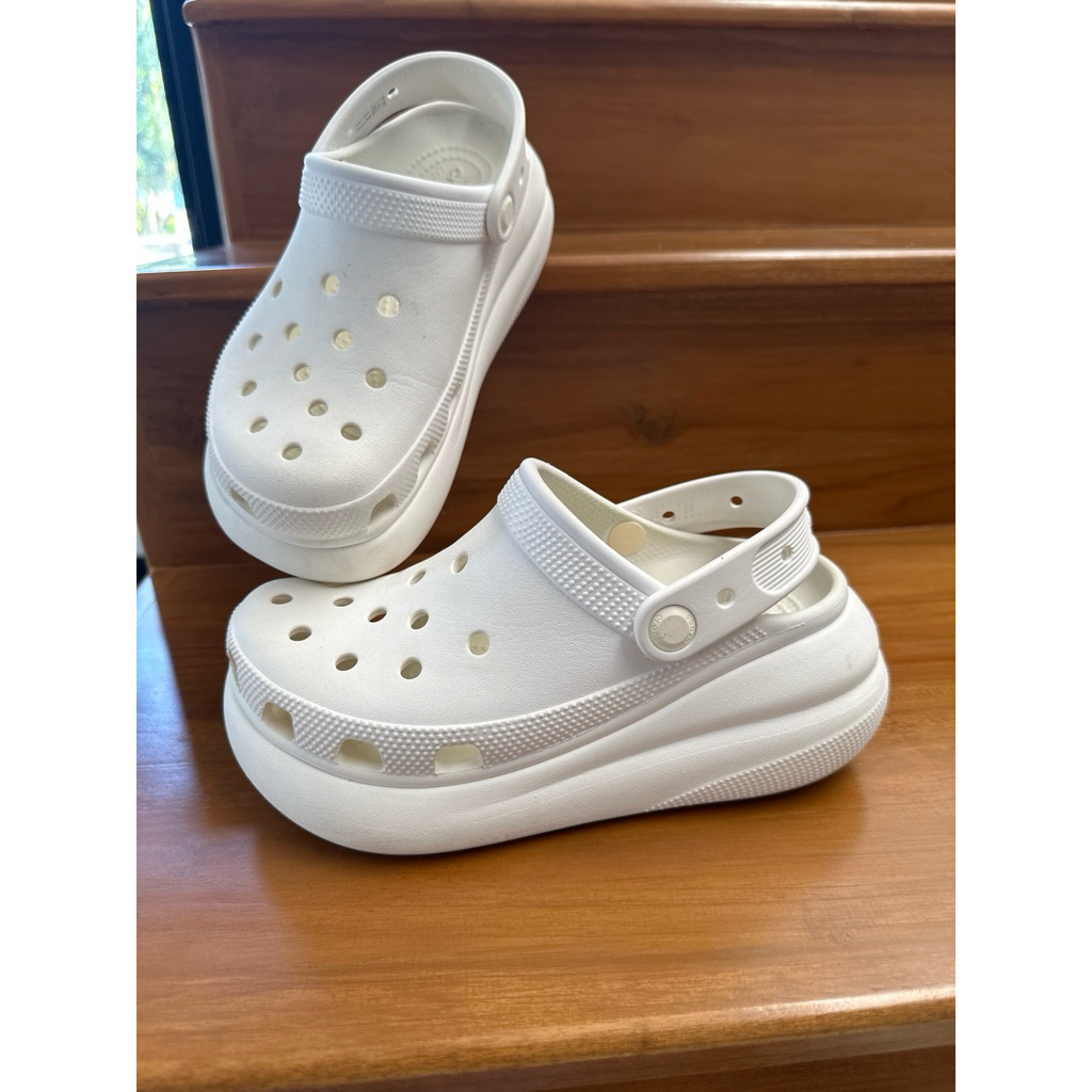CROCS CLASSIC CRUSH CLOG PUTIH ORIGINAL