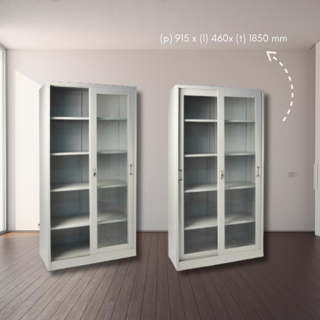 Lemari Arsip Pintu Kaca Geser DATAFILE