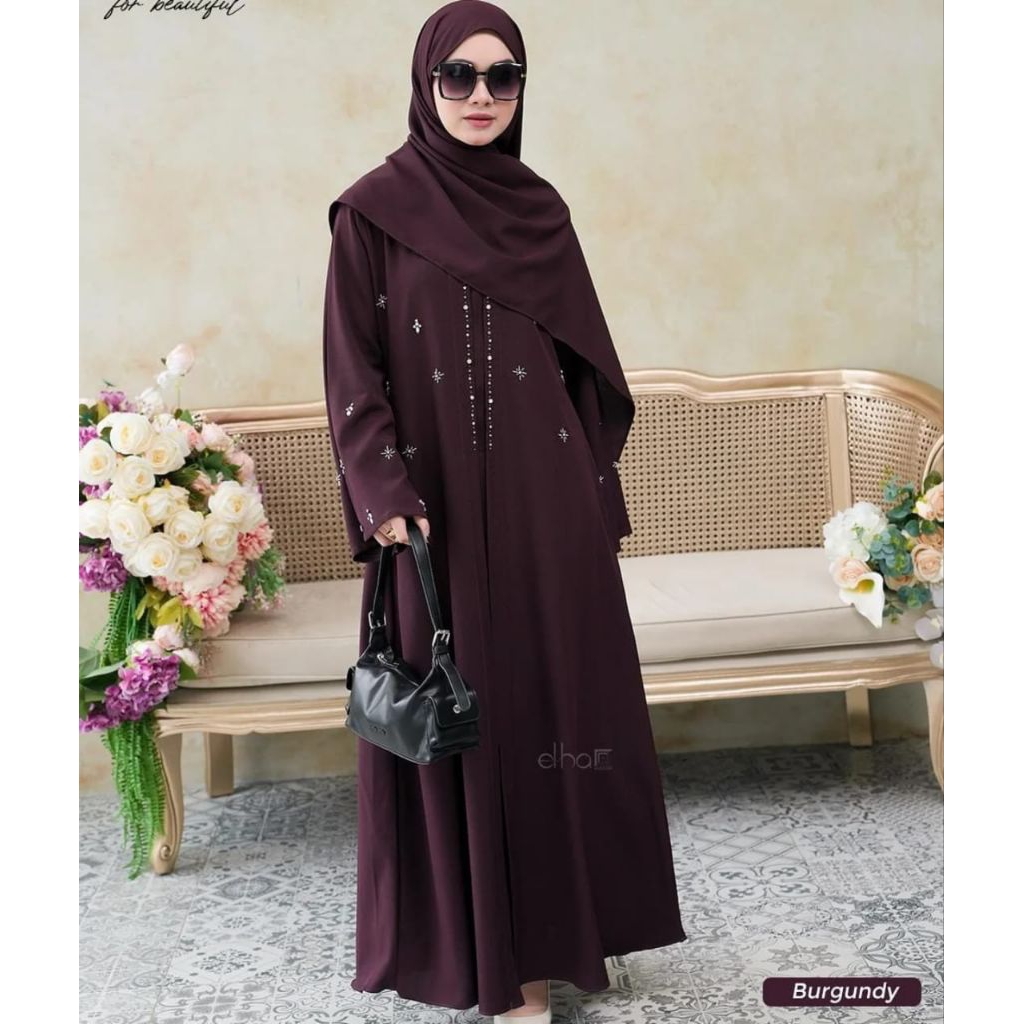 Gamis syar'i Muslimah Terbaru/Gamis Dress Baby doll/Pakaian pesta muslimah