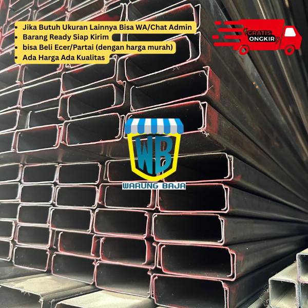Besi CNP 100 x 35 x 6 meter - warungbaja - cnp 100 kaki 35 - Kanal C