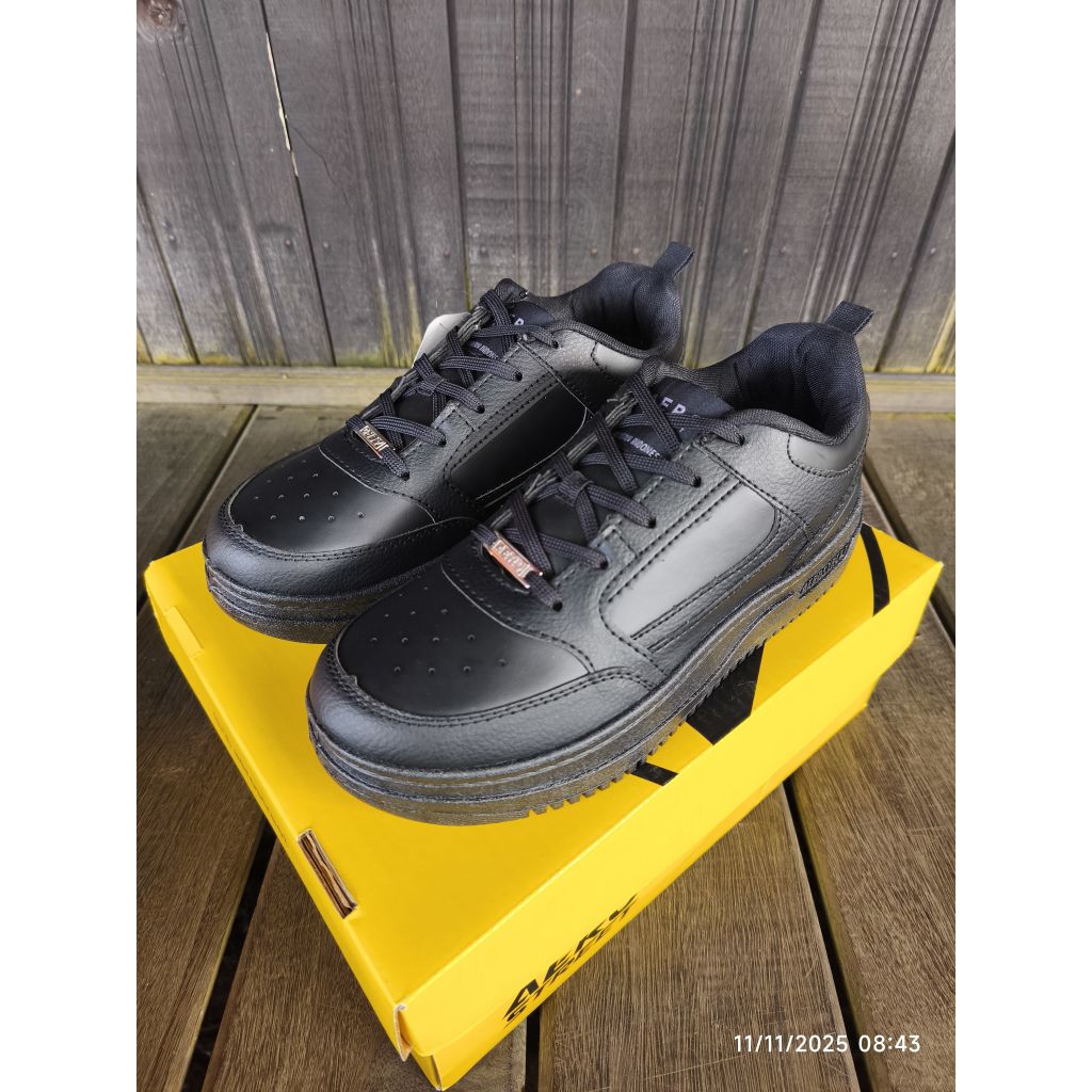 Aerostreet Brooklyn Hitam - Sepatu Sneakers Casual Sport