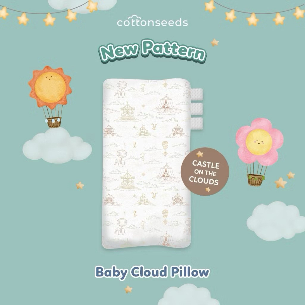 Cottonseeds Tencel & Cotton Cloud Pillow Baby & Toddler