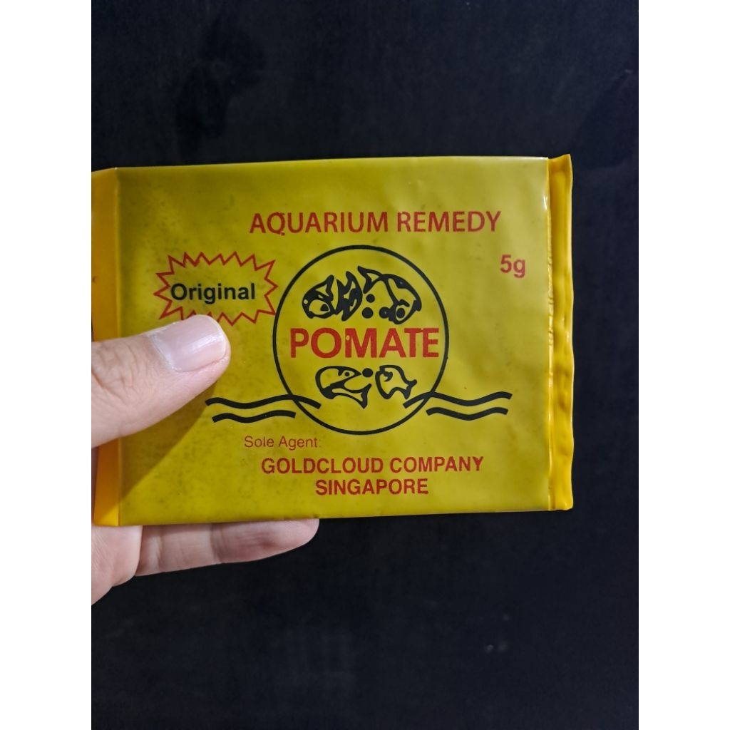 Obat Pomate / Pomate Original / Obat Ikan Koki / Obat Pembasmi Jamur Ikan / Obat Kuning