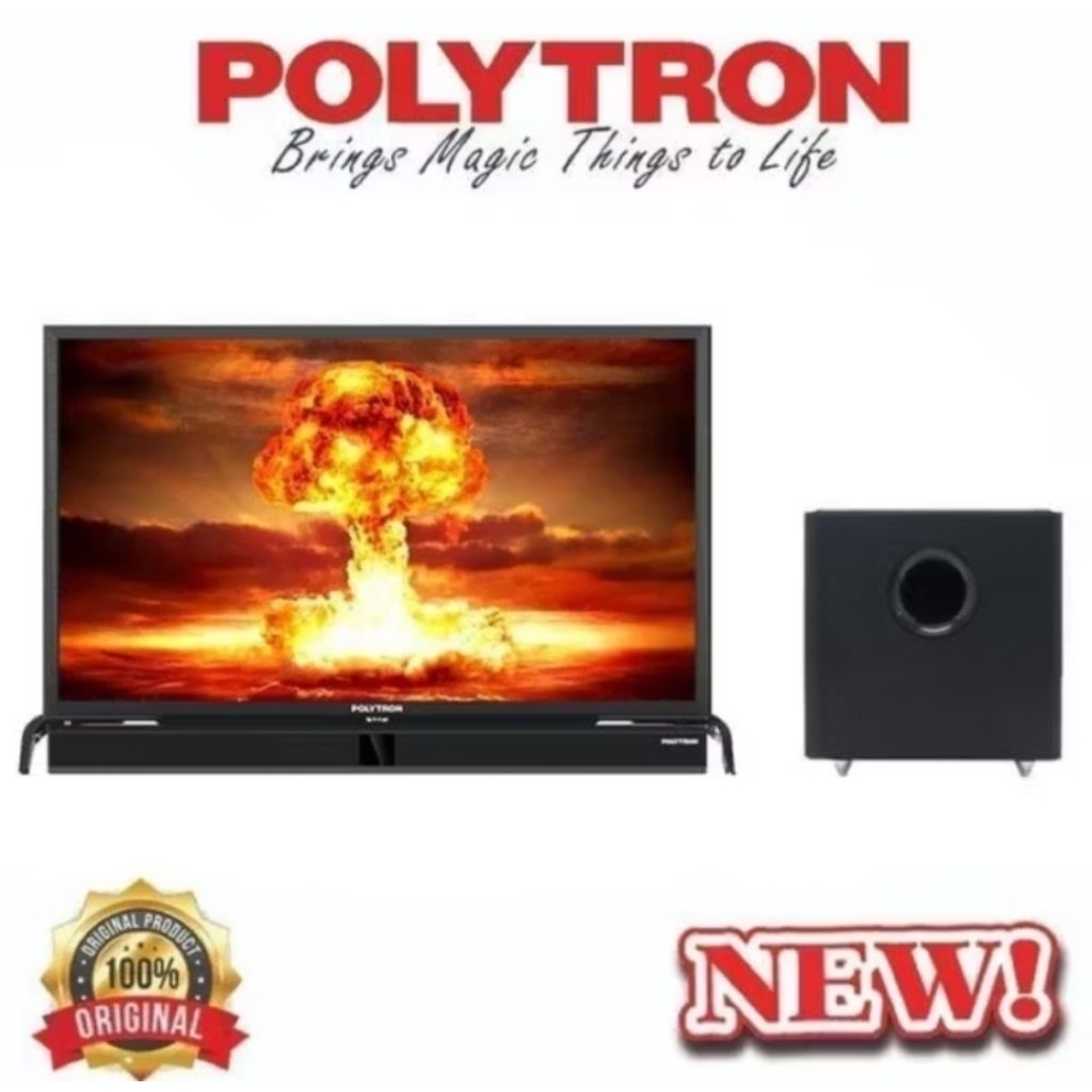 TV LED POLYTRON 32INCH SOUNDBAR