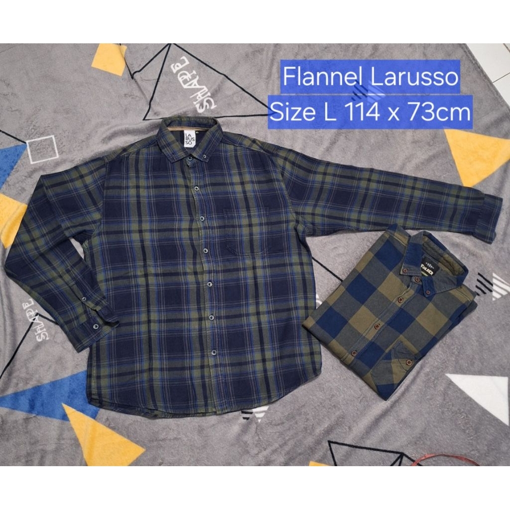 Kemeja Flannel Larusso