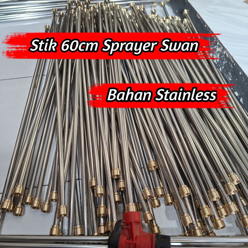 STIK STAINLESS SPRAYER TANGKI SWAN MANUAL | SWAN ELEKTRIK PANJANG 60CM