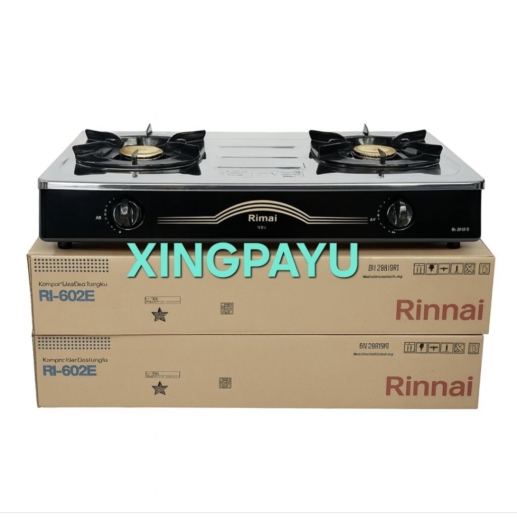 Kompor 2 Tungku Rinnai 602E