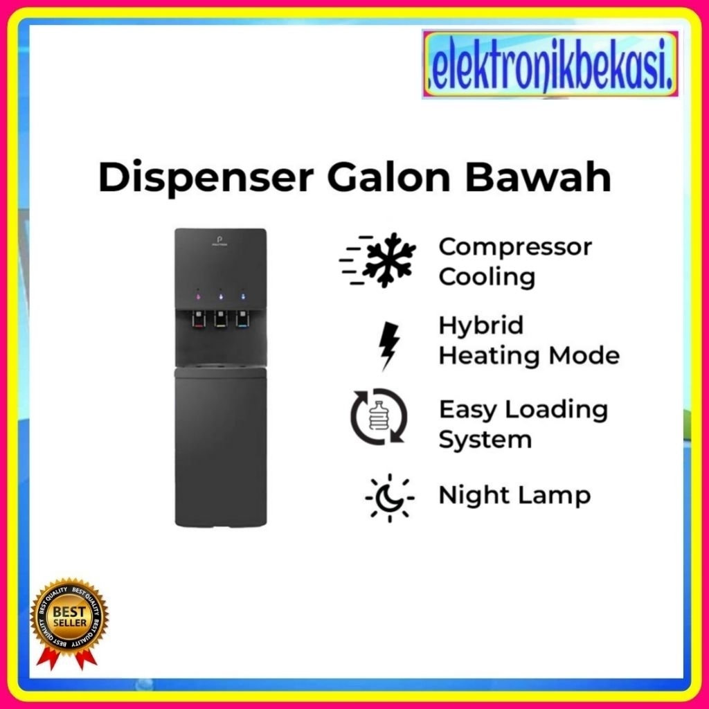 DISPENSER POLYTRON PWC 778 LX / DISPENSER POLYTRON GALON BAWAH PWC 778LX LAMPU / POLYTRON PWC778LX