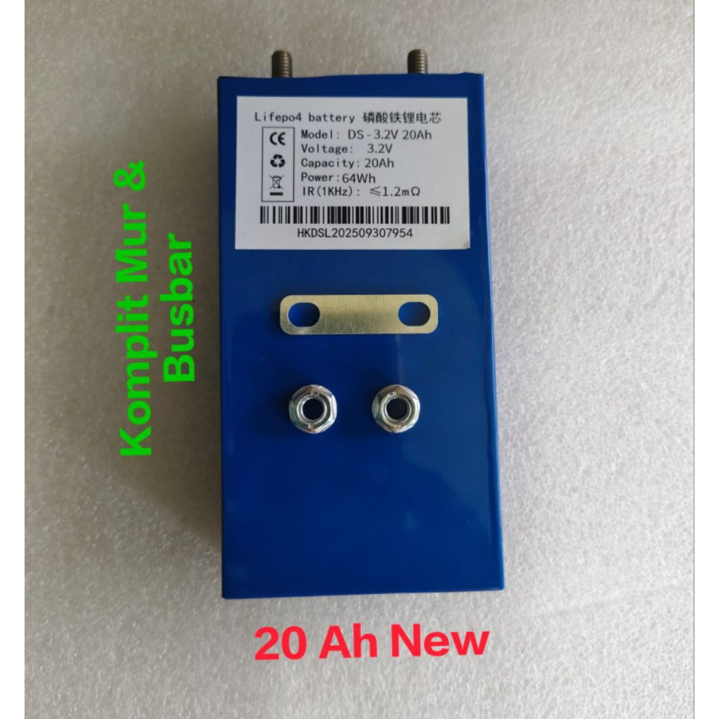 Dreambrown_ Baterai Lifepo4 3.2V 20Ah ( )