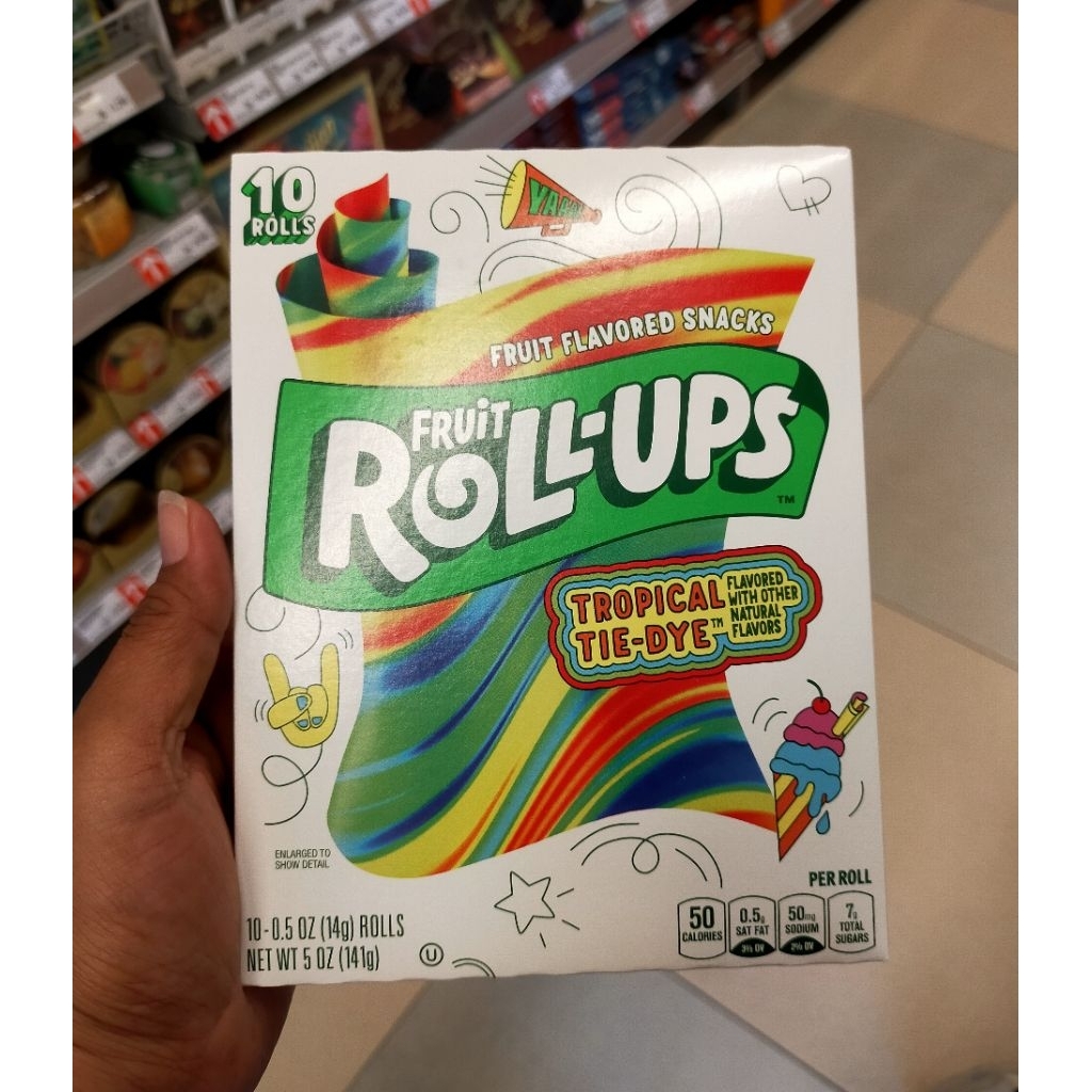 permen fruit roll ups tropical isi 10