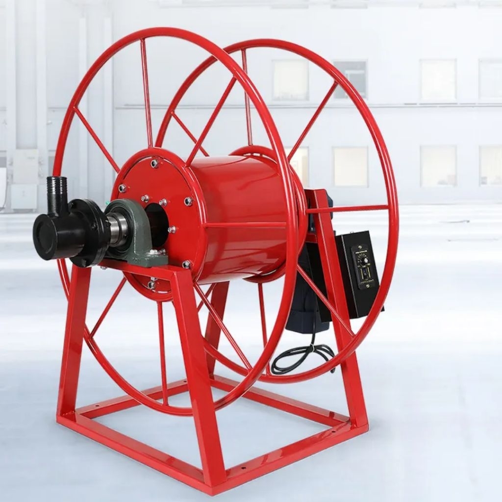 JUAL OTOMATIS HOSE REEL 1.5 INCH - 2 INCH ELEKTRIK HOSE RELL BBM 1" IN - 2" IN HOSE REEL SELANG SOLA