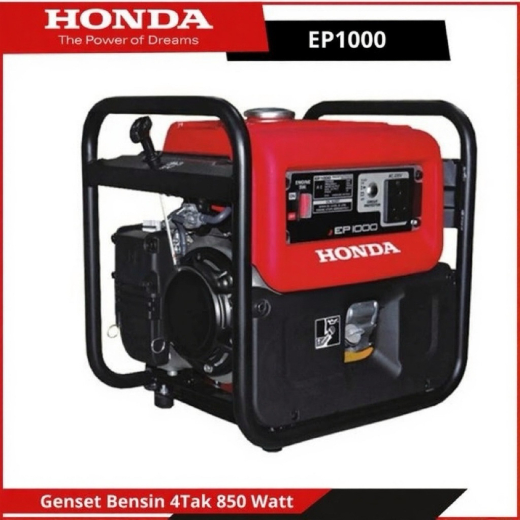 MESIN GENSET 800 WATT EP1000 HONDA GENERATOR EP 1000 850 WATT 850KVA