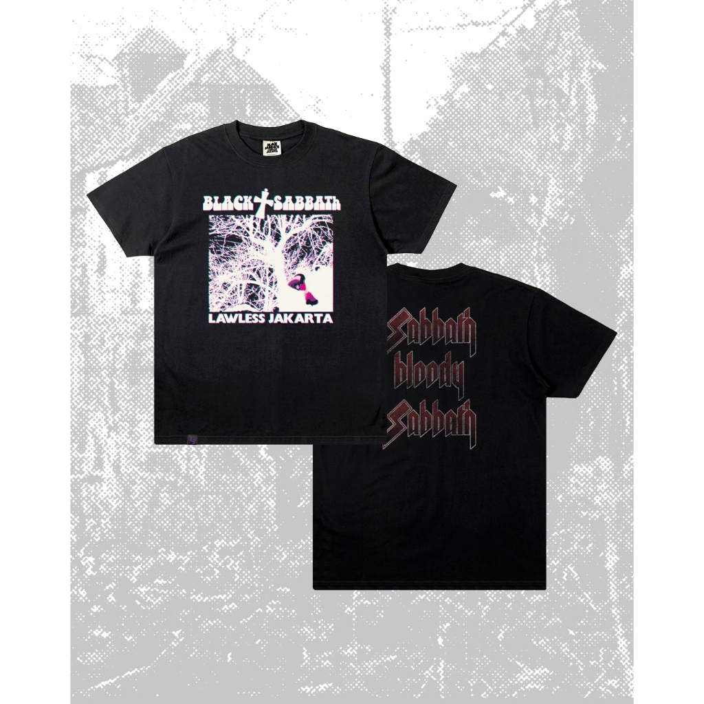 Sugarcave Tshirt BLACK SABBATH X LAWLESS JAKARTA - SABBATH BLOODY SABBATH TREES | Lawless Jakarta Of