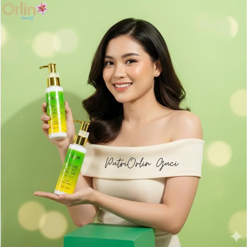 ORLIN BEAUTY HB EXTRA WHITENING HAND BODY LOTION BOOSTER PENCERAH KULIT BERBPOM