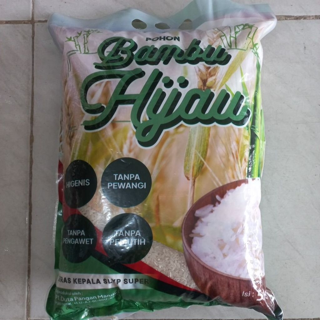 Beras Kemasan 5kg | Raja Ultima | Beras Raja | Beras Cap Belalang | Beras Bambu Hijau | Beras Zamrud