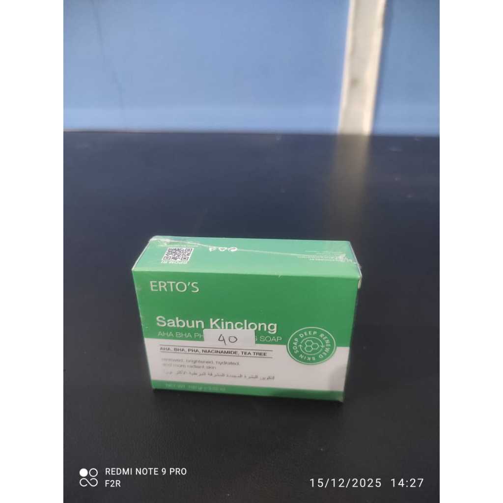 ERTO'S Sabun Kinclong Aha Bha Pha Cleansing Soap 100 gr