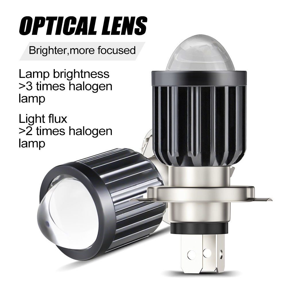 PALING LARIS Lampu Led Depan Mobil Utama H4 Laser d2 Putih Kuning Model Laser Super Terang