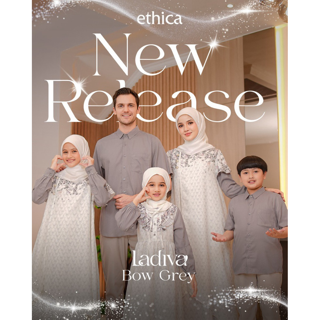 READY SARIMBIT ETHICA LADIVA BOW GREY / SARIMBIT ETHICA 2026 /GAMIS ETHICA 2026