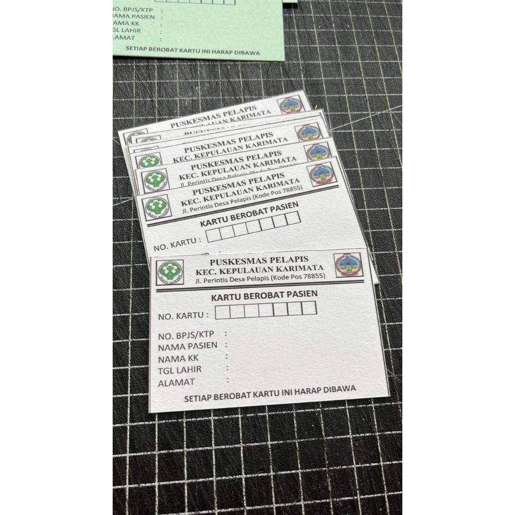 KartuCustom 9x6cm Bahan Kertas