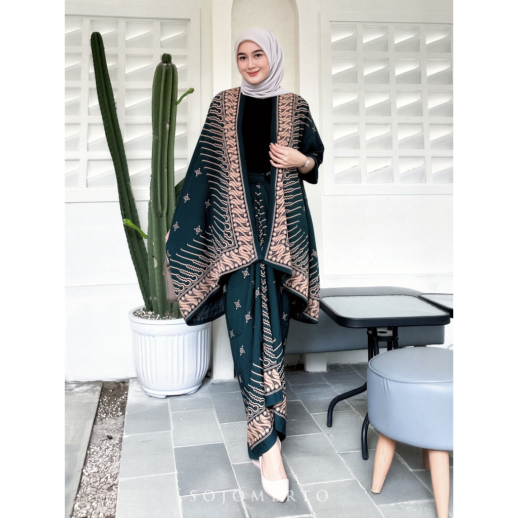 BATIK SOJOMERTO -SENO SET KEBAYA MODERN ONESET OUTER ROK LILIT