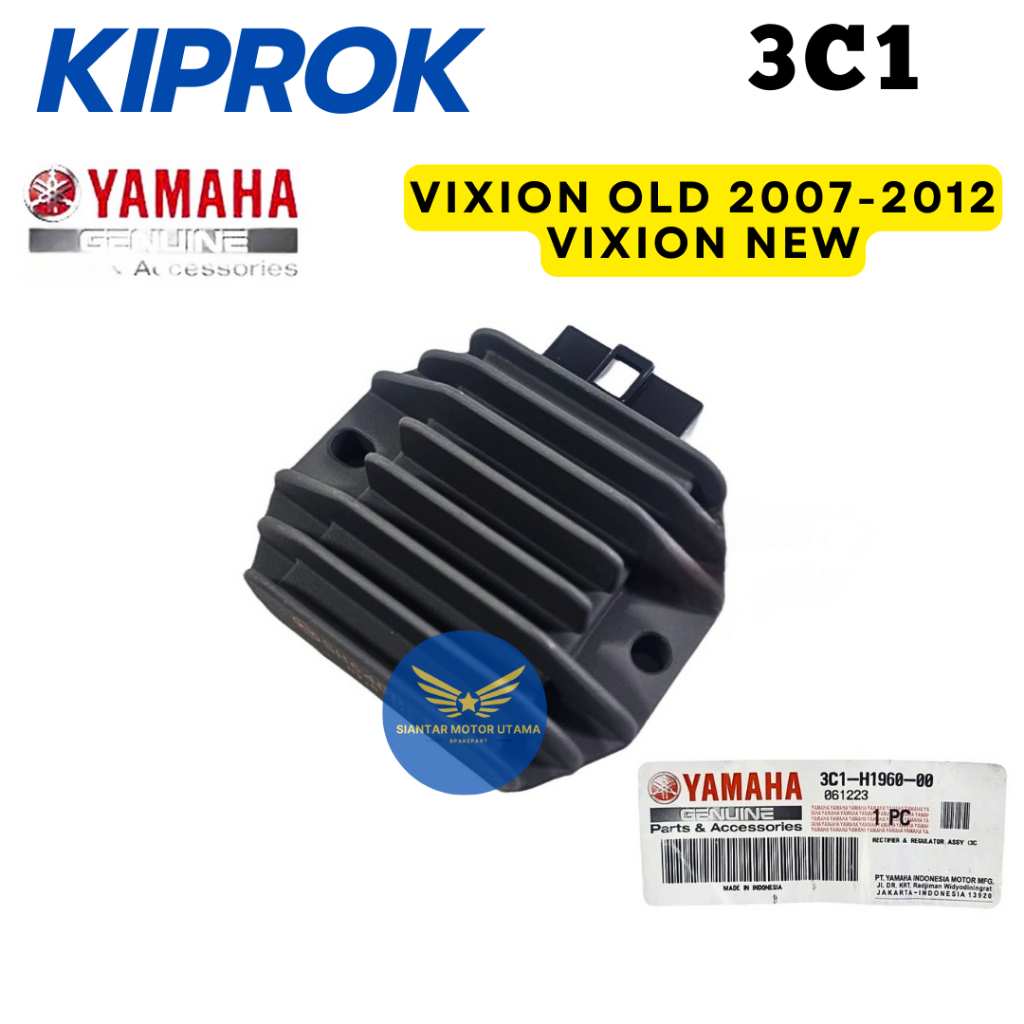 3C1-H1960-00 KIPROK 3C1 CIPROK REGULATOR ASLI ORIGINAL YAMAHA YGP 3C1 VIXION OLD LAMA VIXION NEW
