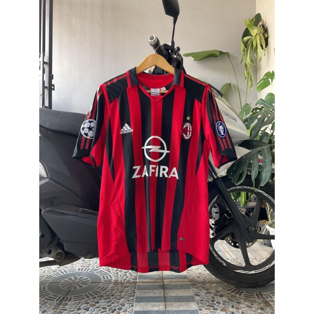 Jersey AC Milan Home UCL 2005/2006 100% Original