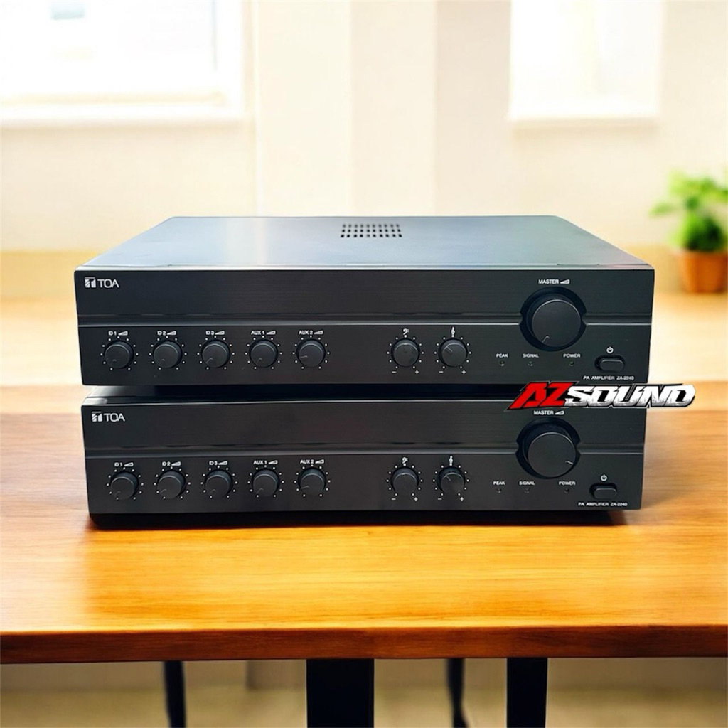 ZA-2240 POWER MIXER AMPLIFIER TOA ZA-2240 ZA 2240 240 WATT AMPLI TOA