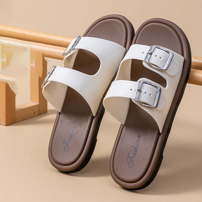 Sandal Terbaru Terjamin Tidak Licin Sandal Cewek Dewasa Desain Simple Keren Kekinian Model Korean Ri
