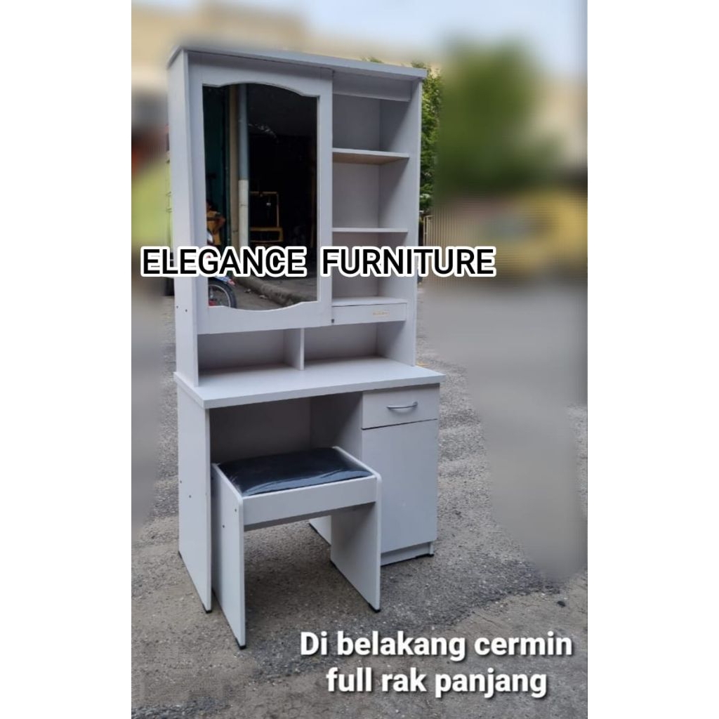 Meja Rias Sliding Meja Kaca Pekanbaru saja