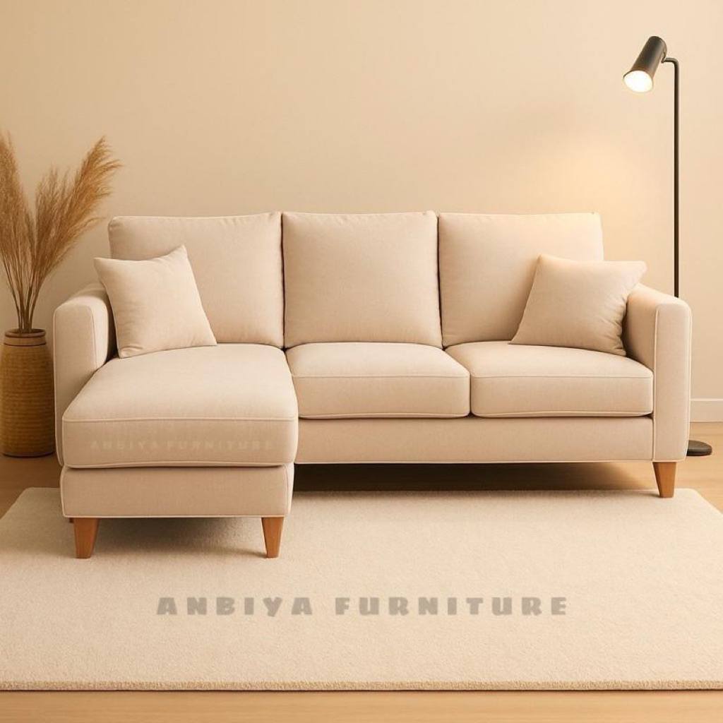 MORA - Sofa Minimalis 3 seater - Sofa ruang tamu - sofa ruang tv