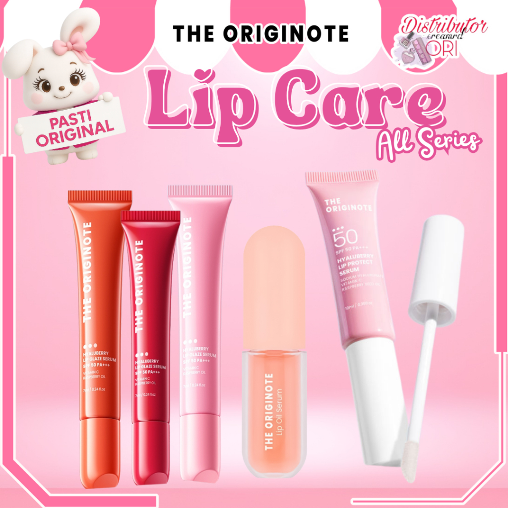 The Originote Lip Oil Serum - Lip Treatment Serum Bibir -Lip Care All Series  | Distributor Cream Or