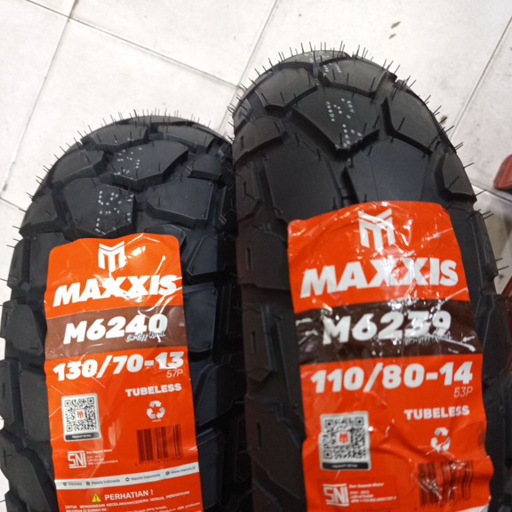 ban maxxis semi cross ring 13/14 ukuran 110-80/14 dan 130-70/13