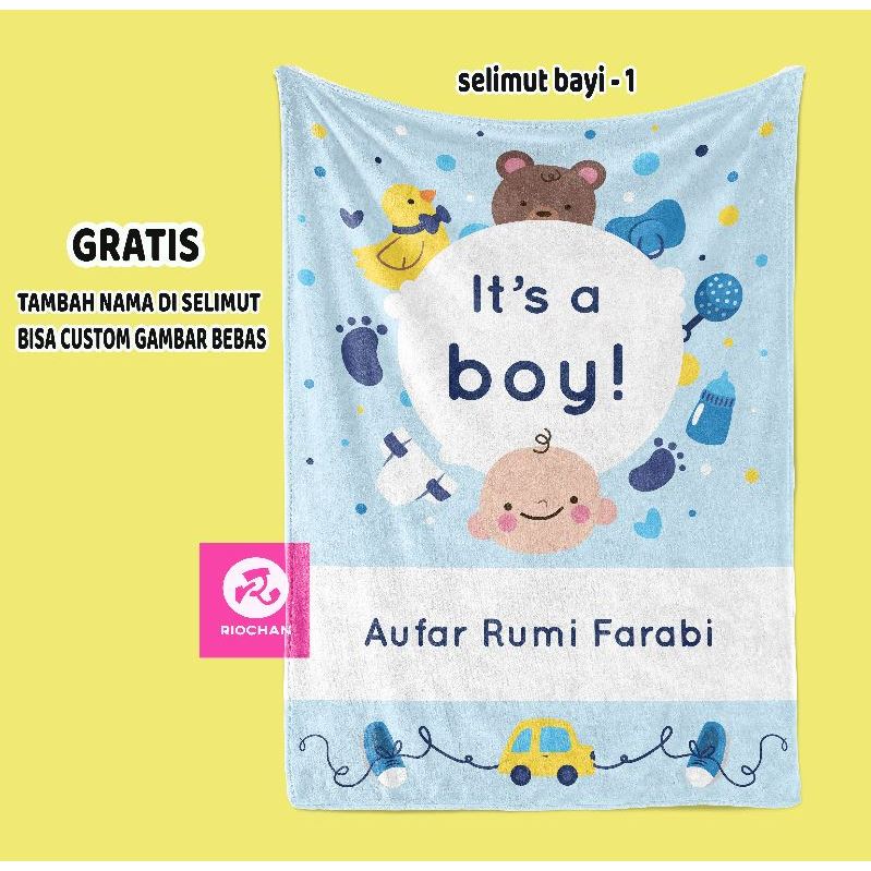 Selimut bayi  | Selimut anak  | Selimut Custom | selimut kado