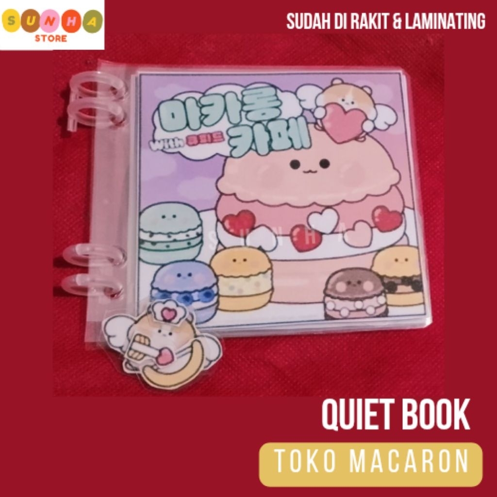 [18] Quiet book toko macaron / paper doll house toko macaron / paper doll book toko macaron