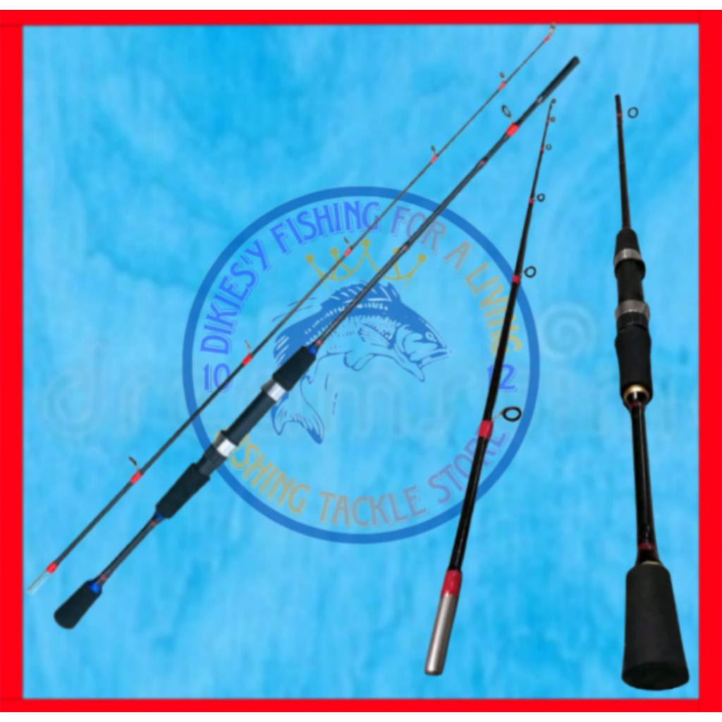Joran pancing spinning murah kuat 12kg 180cm (COD)