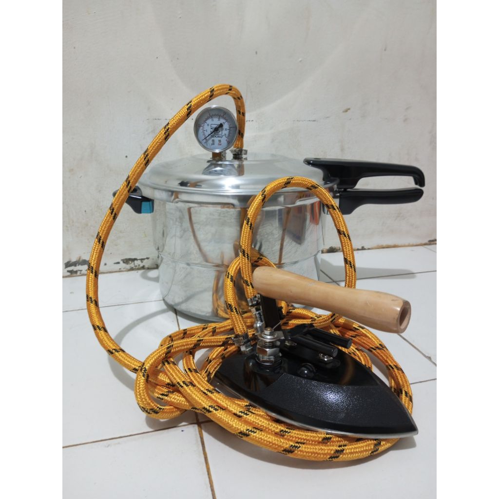 Setrika uap presto 8 liter