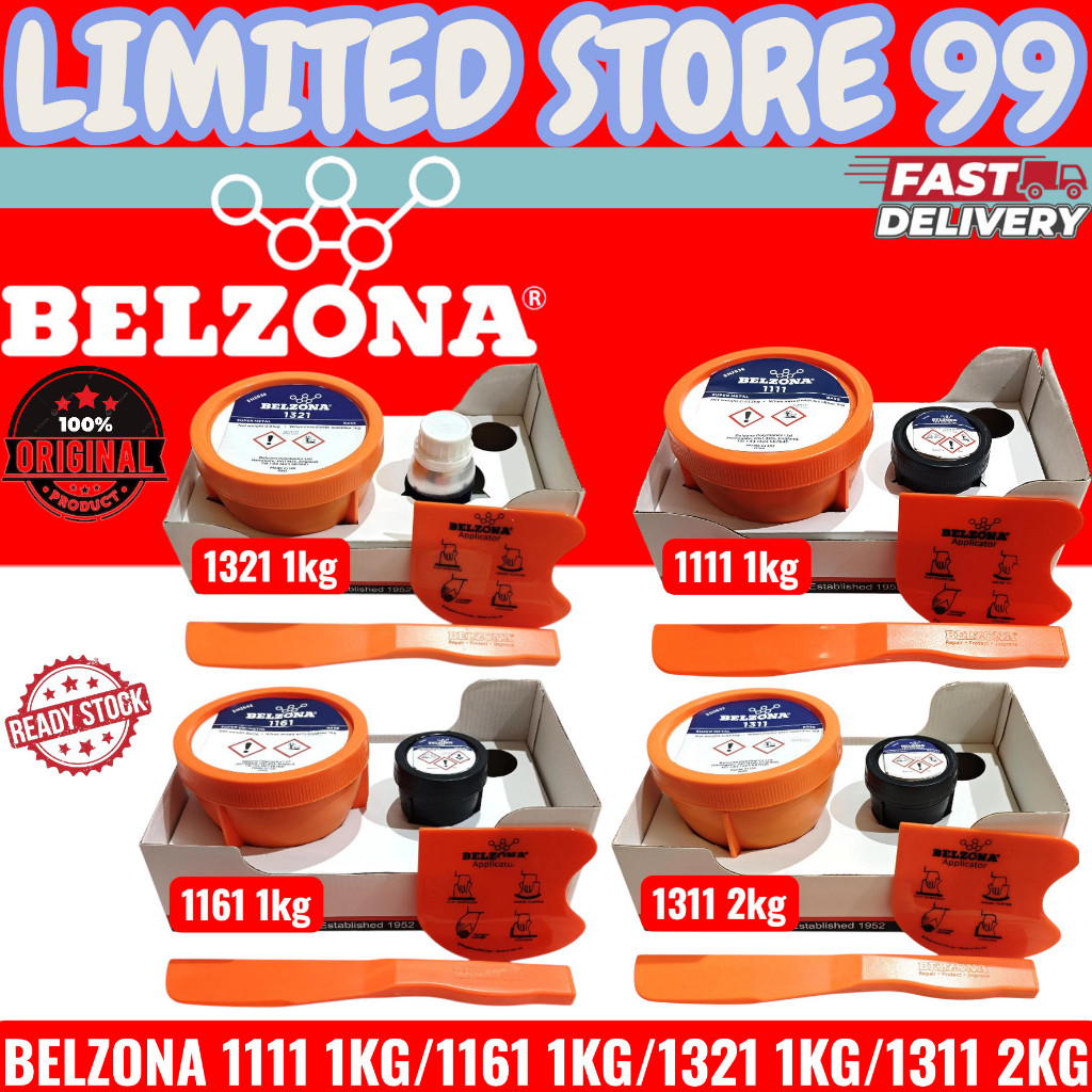 BELZONA 1111 1kg - 1161 1kg - 1321 1kg - 1311 2kg  MADE IN UK 1 SET ORIGINAL SIAP KIRIM