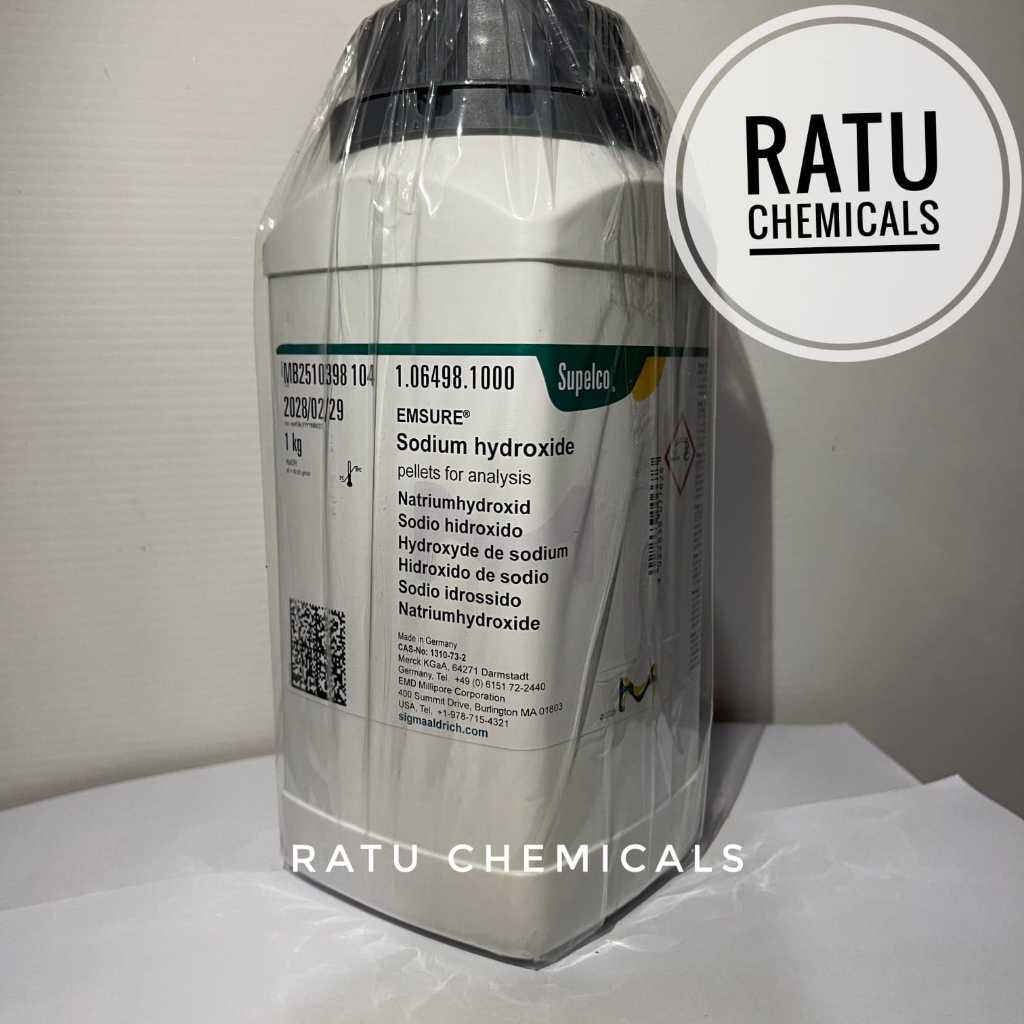 Natrium Hidroksida 1Kg Merck 106498 / NaOH